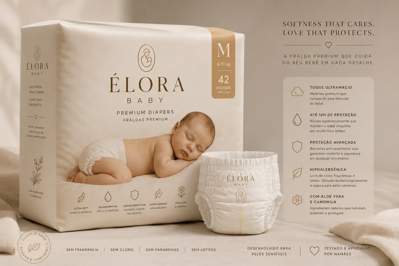 ÉLORA Premium Diapers